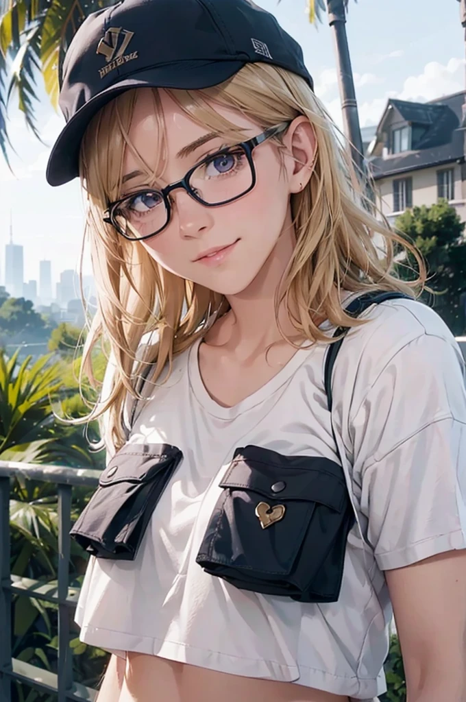 最high quality, high quality, High resolution, high quality texture, high quality shadows, High resolution, Beautiful details, Detailed CG, Detailed Texture, Realistic representation of face, Realistic, colorful, delicate, Cinematic Light, Side light, Lens flare, Ray Tracing, sharp concentrated, (1 Girl,concentrated:1.3), ( Intricate details, compensate, PureErosFaceV1:0.5), (細部まで美しいdelicateな顔, 緻密で美しいdelicateな瞳, Perfect Facial Proportions, Dense skin, Optimal ratio of four fingers to one thumb, Modest chest, Beautiful Hips, Smooth upper abdomen, blue eyes , glasses ,White shirt, mountaineering pants ,trekking shoes, work cap, paris, champs elysées boulevard, buzzer, blue sky,trekking backpack ,adventure journey ,the gaze of true love, lips of temptation, A look full of compassion ,a smile full of love, i love you, Acting lovey-dovey, waist up, 35 years old, hiking,house wife,show off nipples under white shirt, air fortress hair, blonde hair