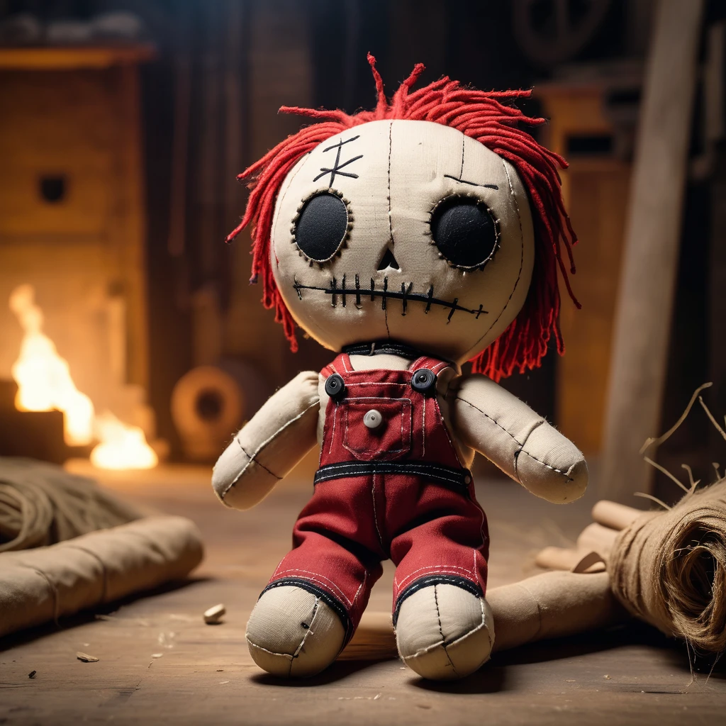 (knitted toy voodoo doll:1.7), (Voodoo Ghost Miller:1.3), (clothes Old work overalls, mill cap, sack of flour:1.0), (in the background Abandoned mill, creaking blades, dusty flour:1.3), best quality, masterpiece, detailed soft oil painting, detailed background, dramatic cinematic lighting, soft edge lighting, professional, dramatic lighting, hard edge lighting, ultra quality, 4k,masterpiece, best quality, 8k, ultra highres, highres, extremely detailed