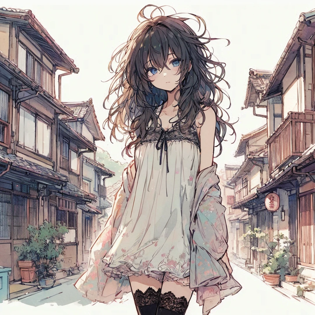 Official art using high-quality hand-drawn watercolor sketch techniques. (best quality,4k,8k,highres,masterpiece:1.2),ultra-detailed,beautiful detailed eyes,A girl with beautiful eyes, everyone, beautiful anime girl, cute anime girl, smooth anime art, anime style, elegant colors, soft lighting, delicate beautiful wet eyes, very uettish, (beautiful large bre2), (correct hands:1.2),