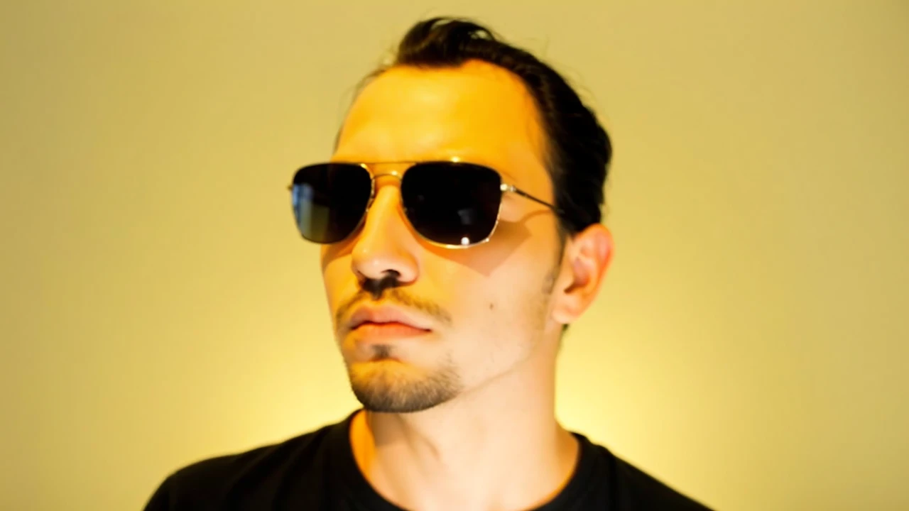 My stylized rock musician photo