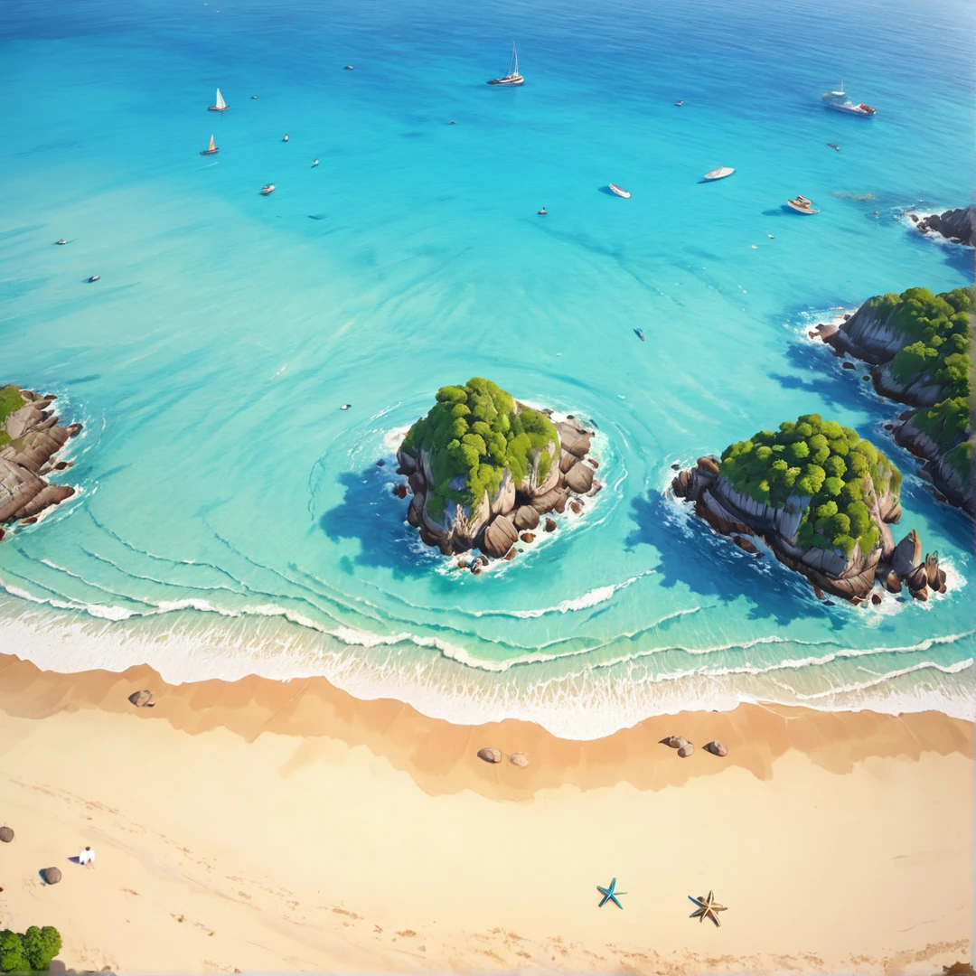 (best quality,4k,8k,highres,masterpiece:1.2) Aerial View, BEACH, BACKGROUND, SUMMER