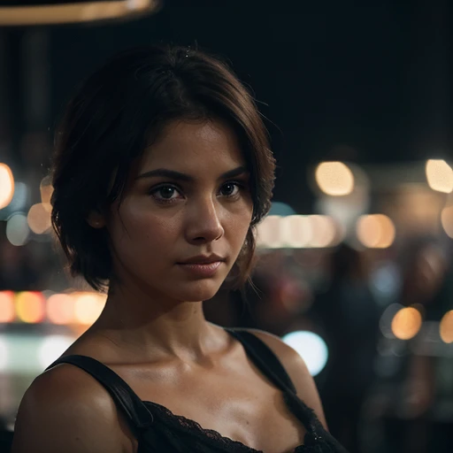 An unposed photo of A fair-skinned woman.emotional, harmonious, vignette, highly detailed, high budget, bokeh, cinemascope, moody, epic, gorgeous, film grain, grainy, aperture f/1.6, ISO 32, shutter speed of 1/1224s