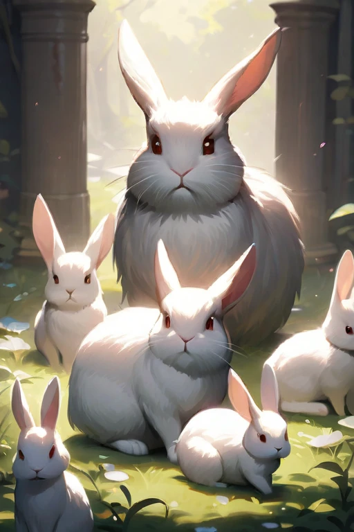 ((Best quality)), ((masterpiece)), (detailed), rabbit