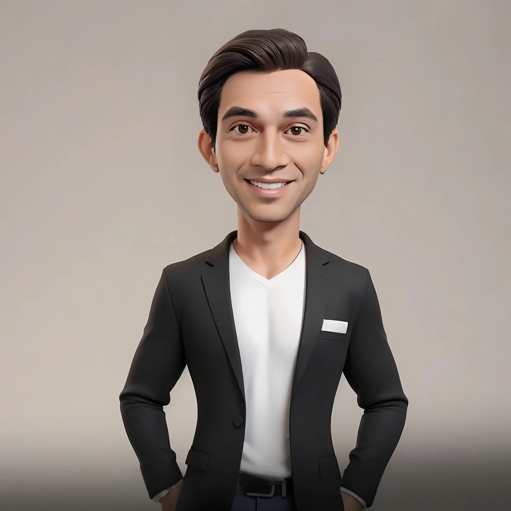 arafed man in a suit and white shirt posing for a picture, for hire 3d artist, 3 d demo reel avatar, toon rendering, 3 d character render, high detailed cartoon, 3 d artist, 3 d character, 3d character, toon render keyshot, in cartoon style, 3d character realistic, caricature illustration, smooth 3d cg render