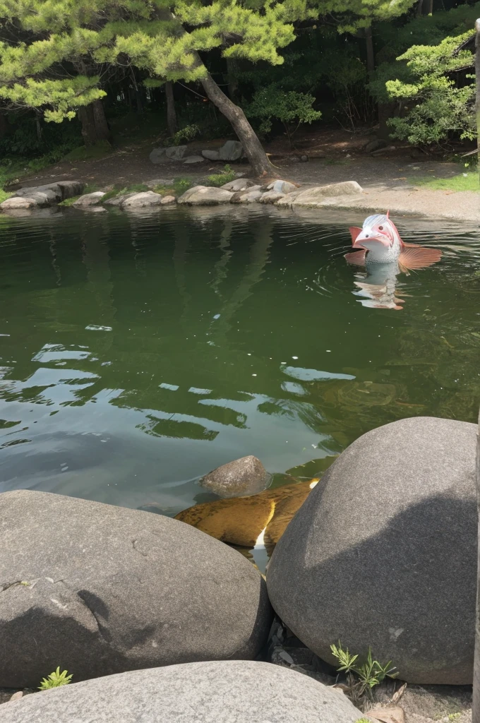 Unidentified creature Briefs Master Lake Biwa