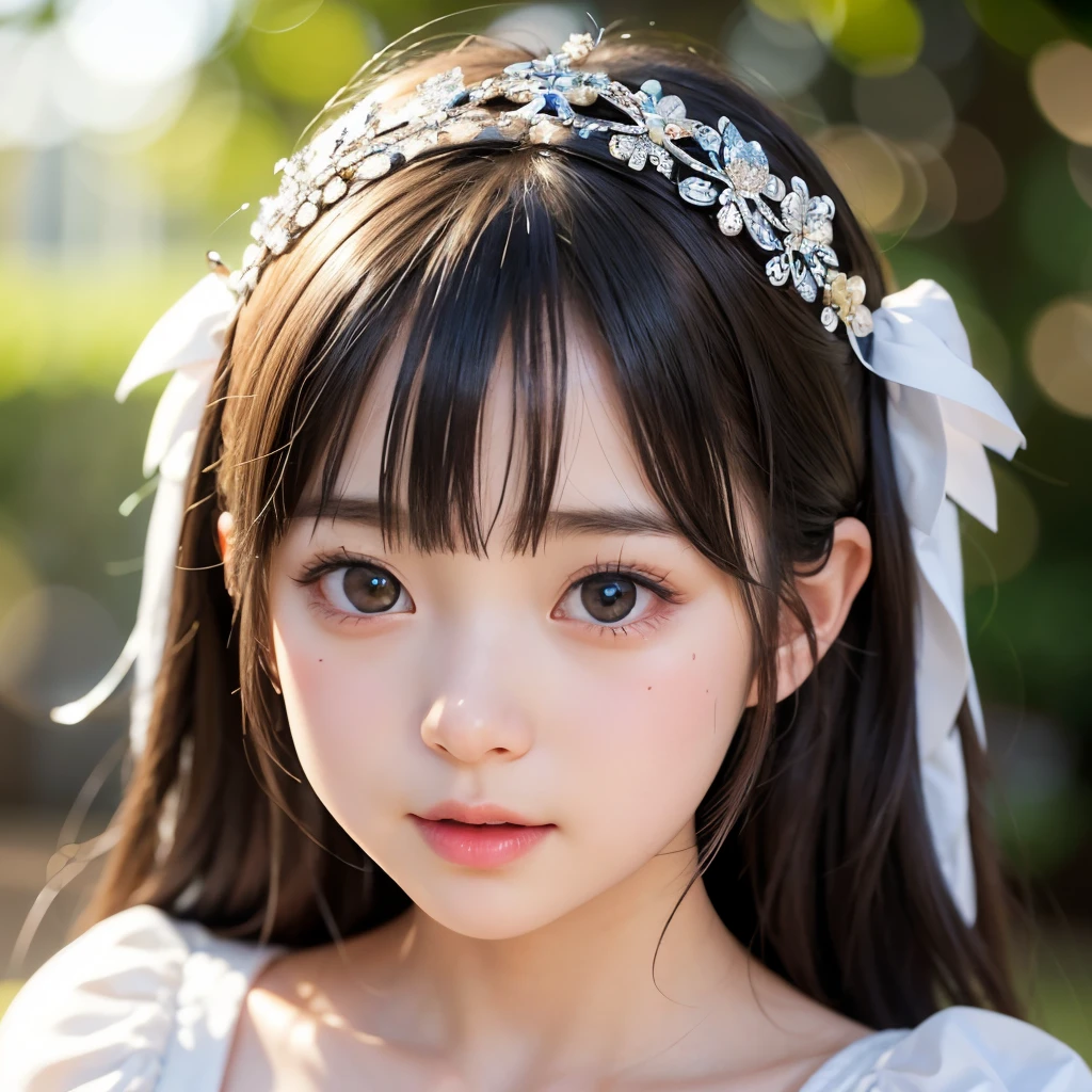 NSFW, 8k, High-level, absurd, masterpiece, best quality, primitive, very detailed CG, very detailed wallpaper, perfect lighting, Extremely detailed (((The personifying " Kanna Hashimoto " as a Little Girl))), MysticSight, Tyndall effect, Tyndall scattering, Studio gray background with (many Dazzling RainbowColor particles BokeH:1.28), (RoundlyButts, ThighGap), (Exposed:0.4), (Assfocus with looking ahead), BREAK (NOGIZAKA face variations) Extremely Detailed very KAWAII face variations, perfect anatomy, Childish, captivating gaze, elaborate detailed Eyes with (sparkling highlights:1.28), long eyelashes、Glossy RED Lips with beautiful details, Coquettish tongue, Rosy cheeks, Radiant PearlSkin with clear transparency . { (Dynamic LifeLike expressions:1.4) | :d) }, (large eyes:-1) .
