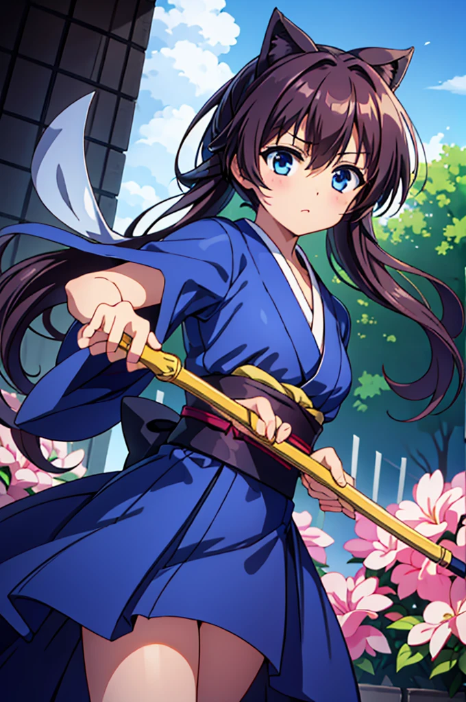 Highest quality, masterpiece, High resolution, alone, (Rurouni Kenshin: Saito Hajime),(Glaring Eyes),roar,(Bow and Arrow) ,Draw the bow,((Kyudo)),kimono,(Bow and Arrow‗ポーズ),(Blue Breastplate),Evening sky_background,Young Girl,Anime Style, Highest quality, 4K, masterpiece,, alone, 1,whole body,looking at the camera, Shinkai Makoto style, (white_coat)Sharp Eyes,Low posture,((spear‗pose)) ,(Full Finger), (Accurate fingertips), (The finer details), (Anatomically correct), (映画のbackground), Hyper Detail, (Subtle details), (Intricate details),