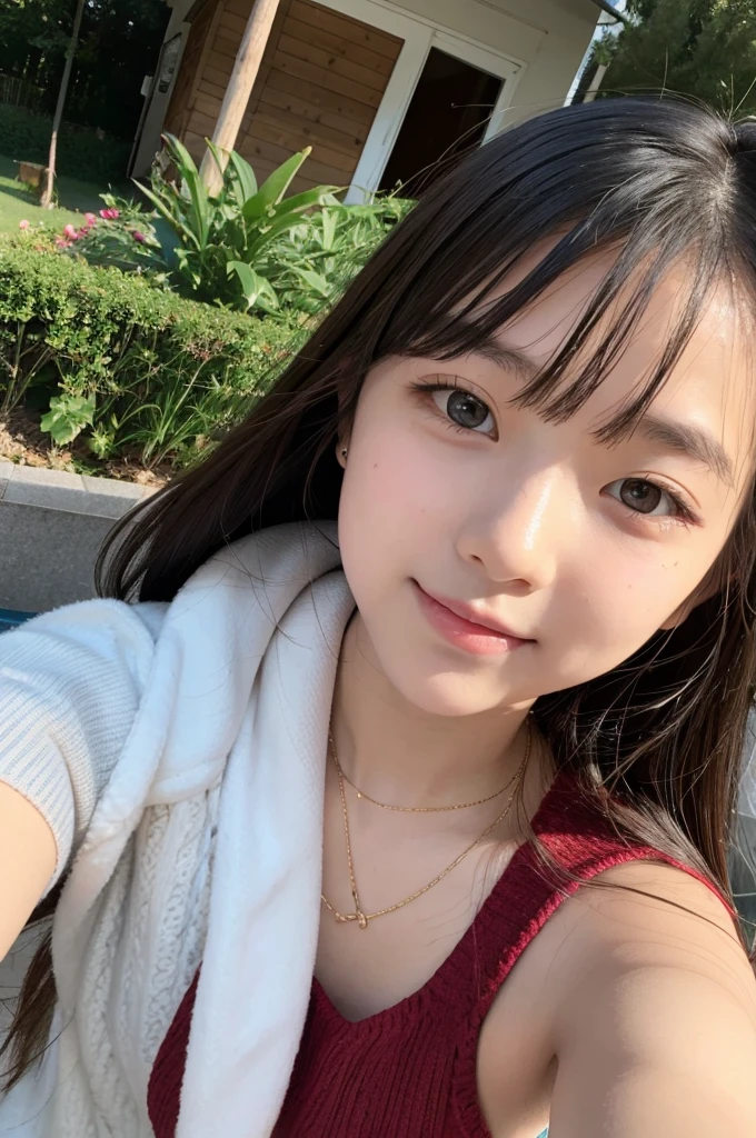 Girl selfie。