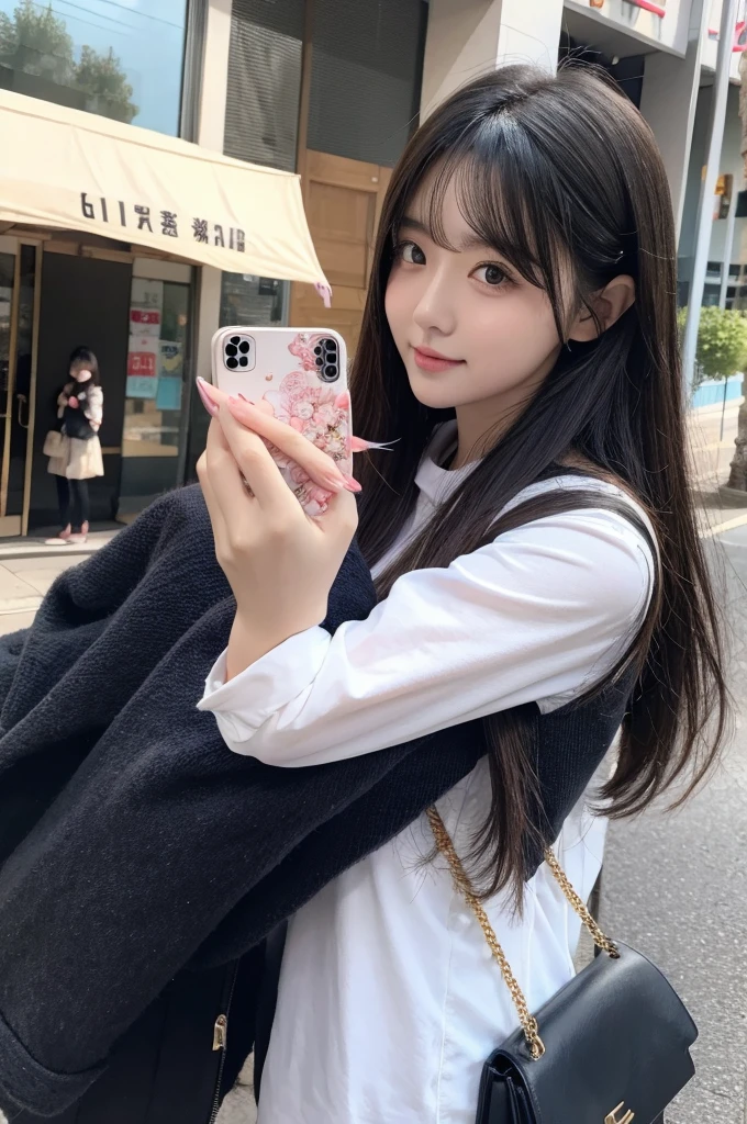 Girl selfie。