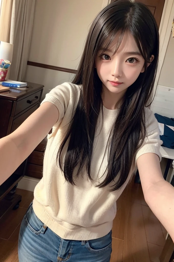 Girl selfie。