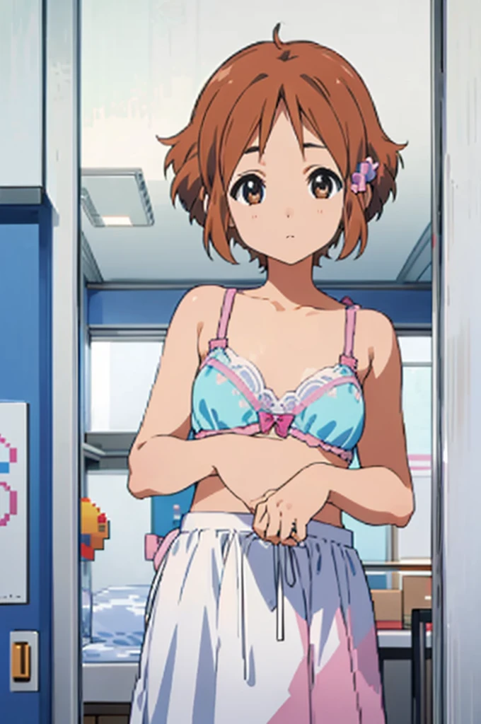(((pixel-perfect, detail-perfect))), solo, 1girl, kanna makino, , looking at viewer, my room.bra ,panties