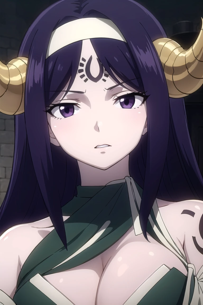 seilah, seilah, long hair, horns, purple hair, facial mark, forehead mark, (purple eyes:1.1), headband, BREAK cleavage, japanese clothes, horns, choker, wide sleeves, kimono, sash, tattoos, BREAK cowboy shot, looking at viewer, BREAK outdoors, BREAK (masterpiece:1.2), best quality, high resolution, unity 8k wallpaper, (illustration:0.8), (beautiful detailed eyes:1.6), extremely detailed face, perfect lighting, extremely detailed CG, holding breasts, hand in breasts, hands on own breasts, bouncing breasts,
