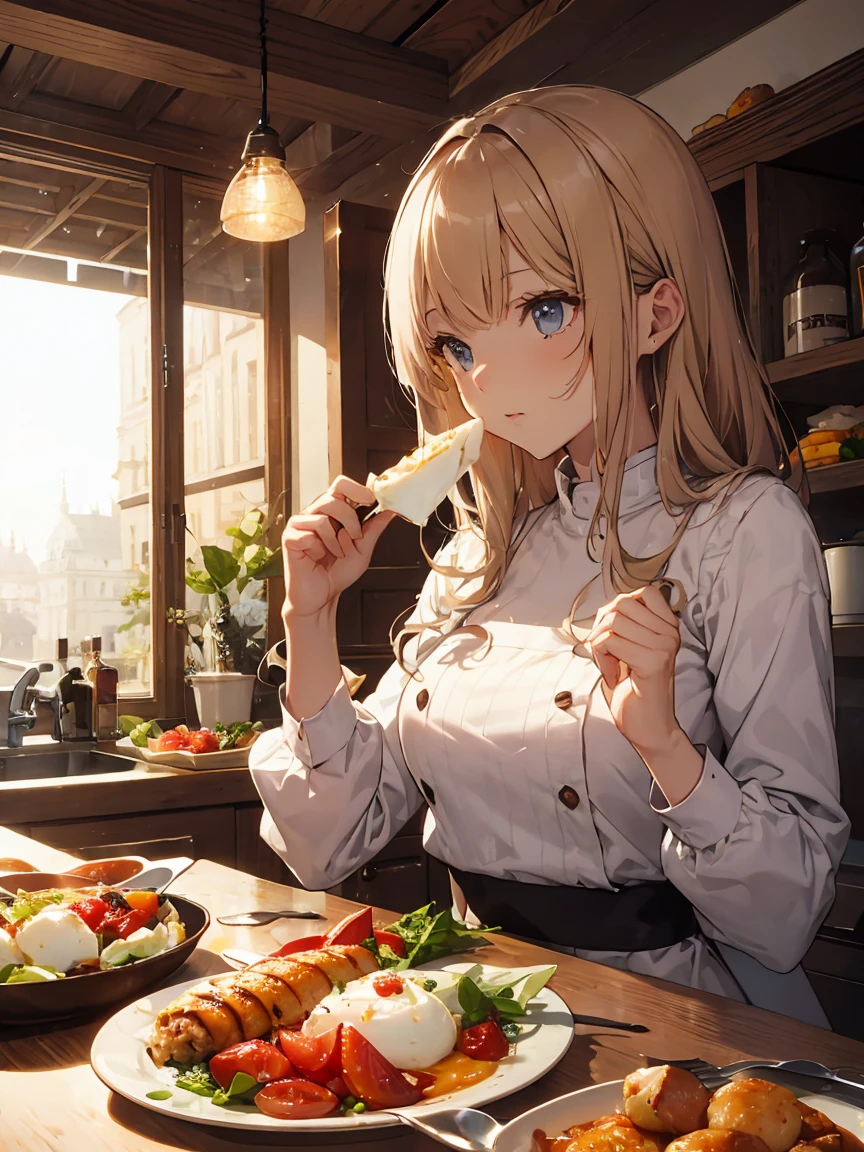 mozzarella, food