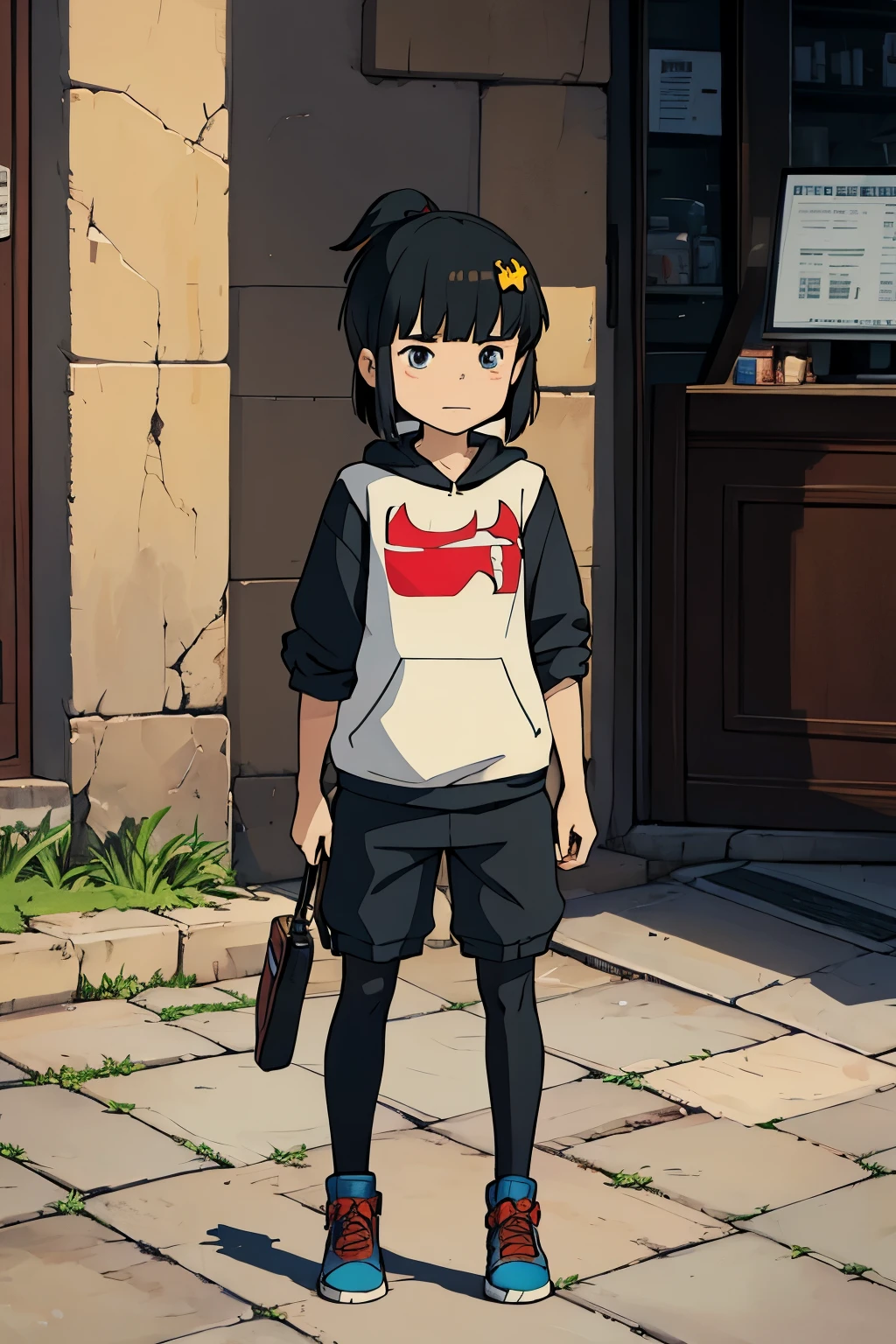 create a random character with lots of details, he needs to be cute and charismatic, Female One