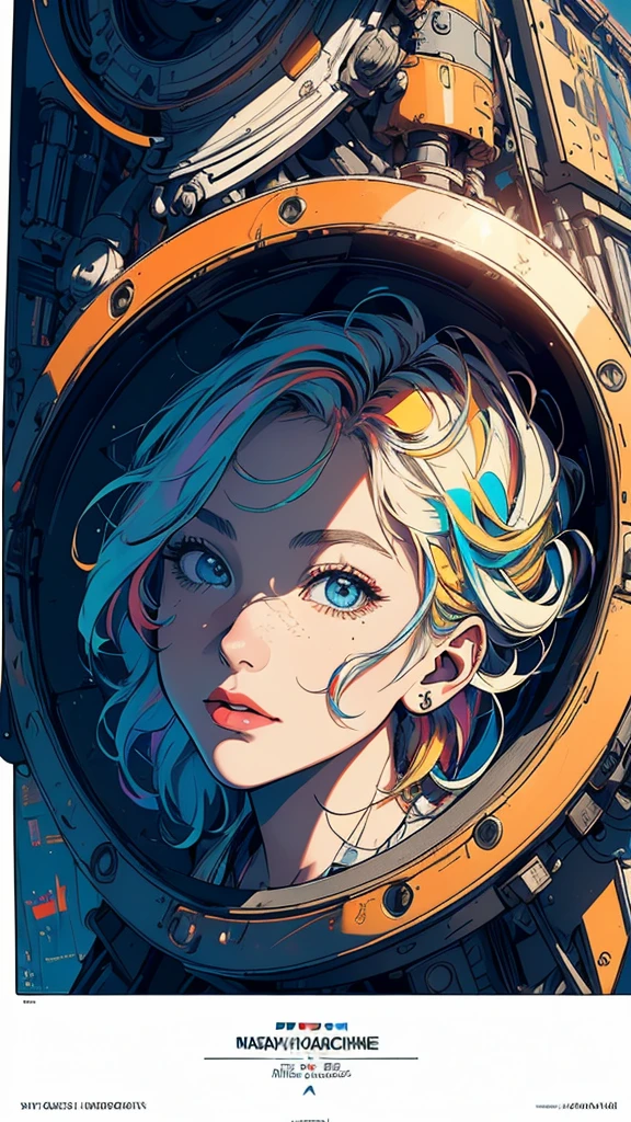(((masterpiece, highest quality))),(((solo:1.2))),(((1girl:1.2))),32k wallpaper, very detailed, poster, vintage science fiction,(((((geometric cinematic movie poster))))), (bauhaus), shape,(((abstract))),(mid century modern),movie poster,(((((portfolio))))),(((((Close-up))))),(((((bust up))))),((((more various angle)))),(((highlight))),Vast landscape,((((heterochromia)))),(((complete. detailed face))),(((Extremely talented))),(((most complecated machine))),((Overall colorfully))(((text))),(((typography))),(((sentence))),(((Label))),(detailed movie poster),(((((most complicated machine))))),(((genius mechanic))),