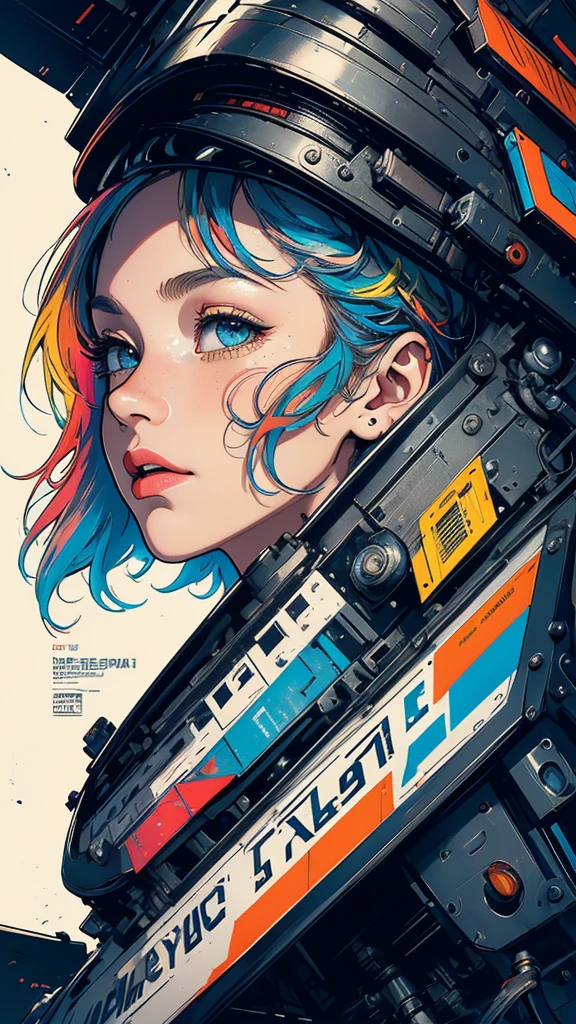 (((masterpiece, highest quality))),(((solo:1.2))),(((1girl:1.2))),32k wallpaper, very detailed, poster, vintage science fiction,(((((geometric cinematic movie poster))))), (bauhaus), shape,(((abstract))),(mid century modern),movie poster,(((((portfolio))))),(((((Close-up))))),(((((bust up))))),((((more various angle)))),(((highlight))),Vast landscape,((((heterochromia)))),(((complete. detailed face))),(((Extremely talented))),(((most complecated machine))),((Overall colorfully))(((text))),(((typography))),(((sentence))),(((Label))),(detailed movie poster),(((((most complicated machine))))),(((genius mechanic))),