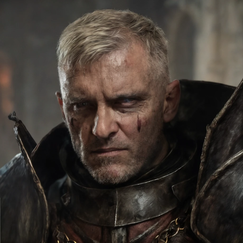 (masterpiece)+, (extremely (realistic)+,a portrait of an ugly male inquisitor, Skin imperfections contempt stare. Looking in camera. volumetrics dtx, Photorealistic, ultra detailed, Artstation trending, very very detailed, realistic shaded lighting, dynamic shadows, detailed Hell cathedral background, upper body, professional photograph of a detailed skin, sharp focus, dramatic, award winning, cinematic lighting, octane render, unreal engine, volumetrics dtx, Photorealistic, ultra detailed, Artstation trending, very very detailed, hyperrealistic, fine details, realistic shaded lighting, dynamic shadows, Hell cathedral background, add_detail:1, skin pores and wrinkles, details.,More Reasonable Details