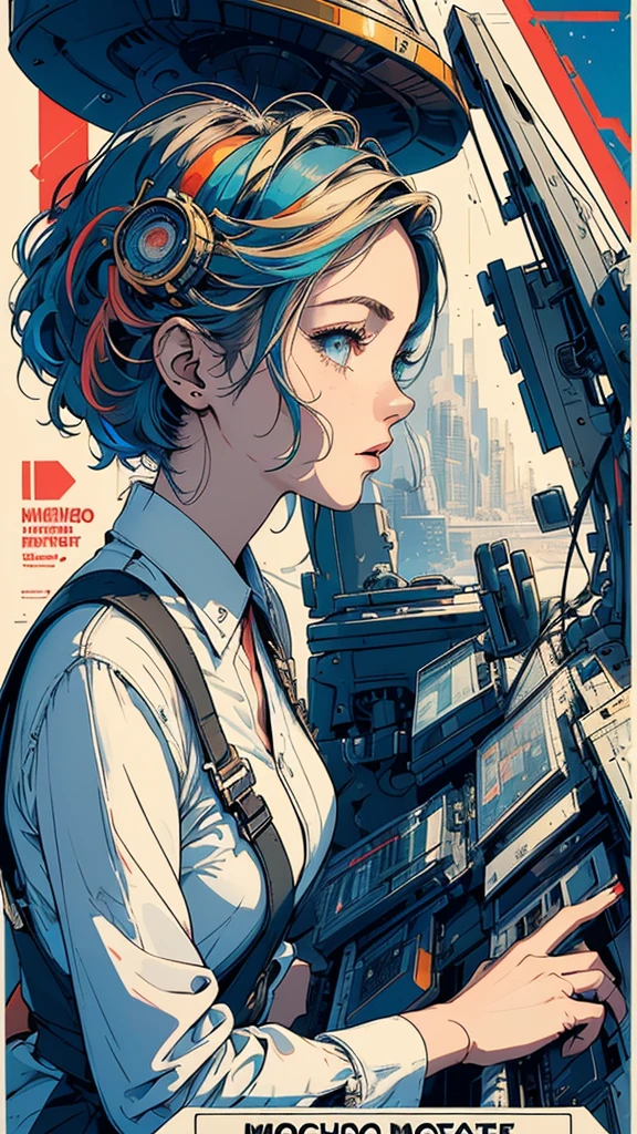 (((masterpiece, highest quality))),(((solo:1.2))),(((1girl:1.2))),32k wallpaper, very detailed, poster, vintage science fiction,(((((geometric cinematic movie poster))))), (bauhaus), shape,(((abstract))),(mid century modern),movie poster,(((((portfolio))))),(((((Close-up))))),(((((bust up))))),((((more various angle)))),(((highlight))),Vast landscape,((((heterochromia)))),(((complete. detailed face))),(((Extremely talented))),(((most complecated machine))),((Overall colorfully))(((text))),(((typography))),(((sentence))),(((Label))),(detailed movie poster),(((((most complicated machine))))),(((genius mechanic))),