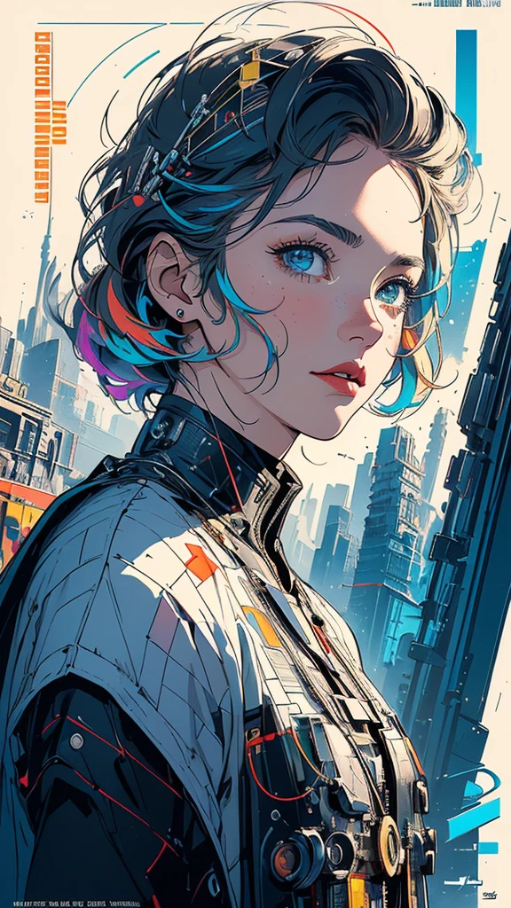 (((masterpiece, highest quality))),(((solo:1.2))),(((1girl:1.2))),32k wallpaper, very detailed, poster, vintage science fiction,(((((geometric cinematic movie poster))))), (bauhaus), shape,(((abstract))),(mid century modern),movie poster,(((((portfolio))))),(((((Close-up))))),(((((bust up))))),((((more various angle)))),(((highlight))),Vast landscape,((((heterochromia)))),(((complete. detailed face))),(((Extremely talented))),(((most complecated machine))),((Overall colorfully))(((text))),(((typography))),(((sentence))),(((Label))),(detailed movie poster),(((((most complicated machine))))),(((genius mechanic))),