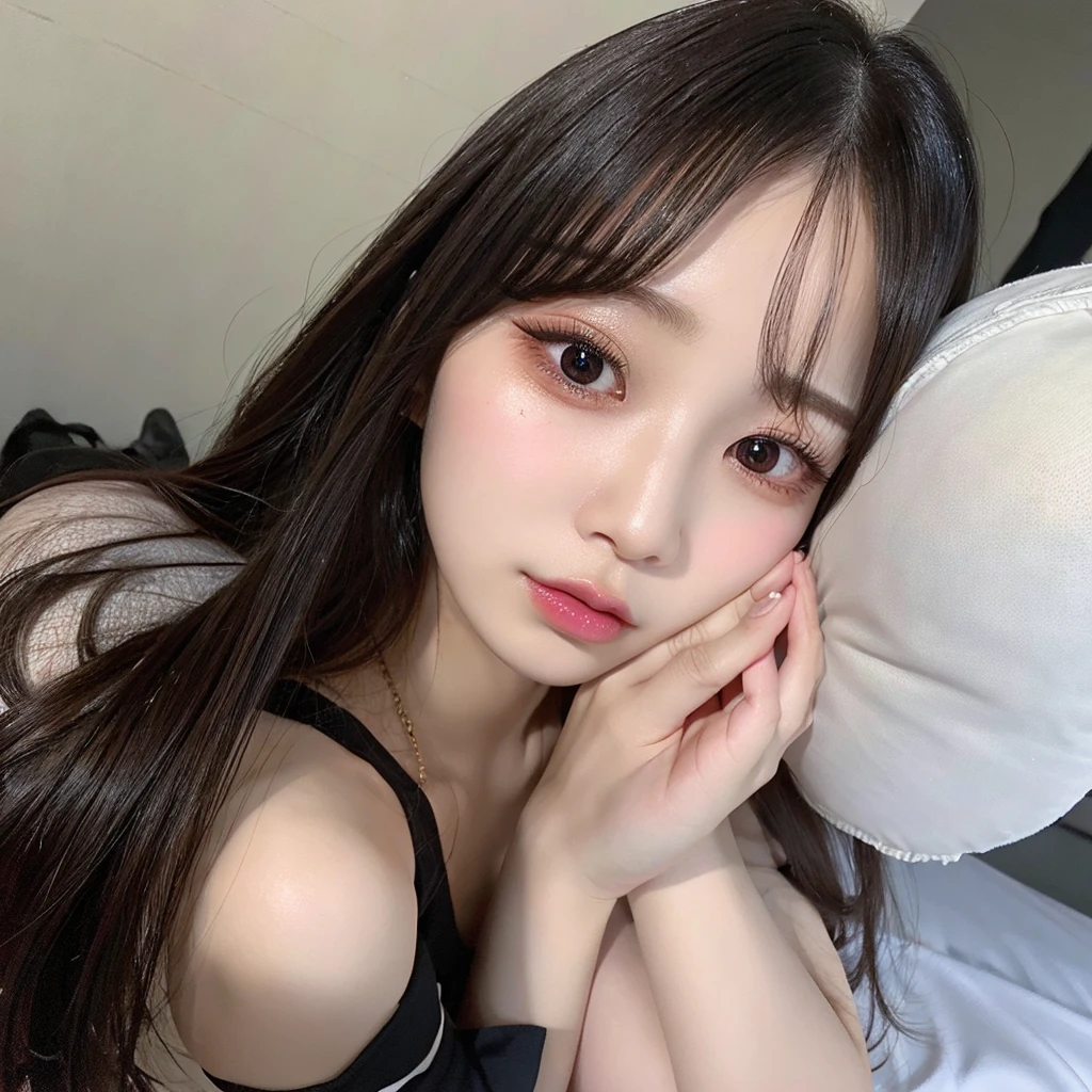NSFW,(Big Ass、Waistline、pussy)、double eyelids、Tear bags、Big, round eyes、Long eyelashes)、highest quality