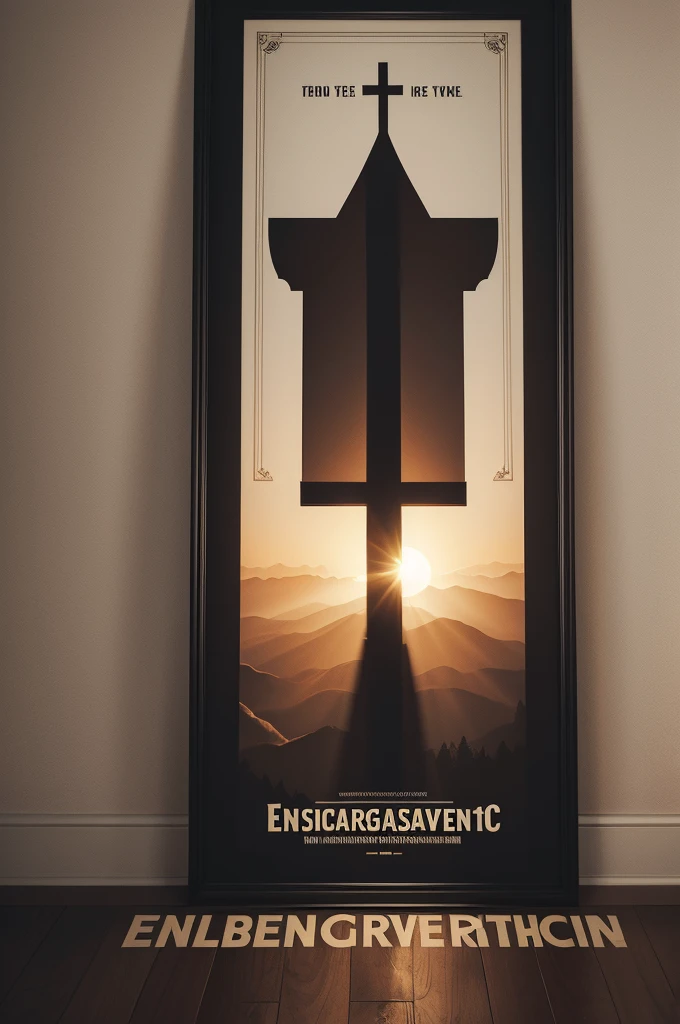 Background for evangelical poster
