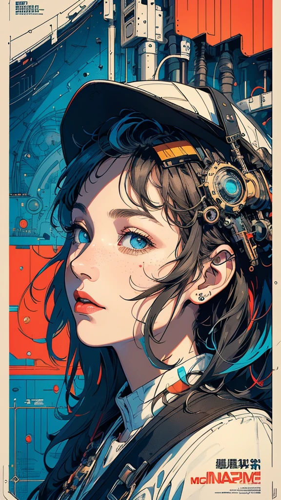 (((masterpiece, highest quality))),(((solo:1.2))),(((1girl:1.2))),32k wallpaper, very detailed, poster, vintage science fiction,(((((geometric cinematic movie poster))))), (bauhaus), shape,(((abstract))),(mid century modern),movie poster,(((((portfolio))))),(((((Close-up))))),(((((bust up))))),((((more various angle)))),(((highlight))),Vast landscape,((((heterochromia)))),(((complete. detailed face))),(((Extremely talented))),(((most complecated machine))),((Overall colorfully))(((text))),(((typography))),(((sentence))),(((Label))),(detailed movie poster),(((((most complicated machine))))),(((genius mechanic))),