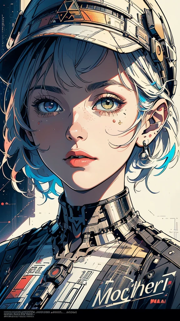 (((masterpiece, highest quality))),(((solo:1.2))),(((1girl:1.2))),32k wallpaper, very detailed, poster, vintage science fiction,(((((geometric cinematic movie poster))))), (bauhaus), shape,(((abstract))),(mid century modern),movie poster,(((((portfolio))))),(((((Close-up))))),(((((bust up))))),((((more various angle)))),(((highlight))),Vast landscape,((((heterochromia)))),(((complete. detailed face))),(((Extremely talented))),(((most complecated machine))),((Overall colorfully))(((text))),(((typography))),(((sentence))),(((Label))),(detailed movie poster),(((((most complicated machine))))),(((genius mechanic))),