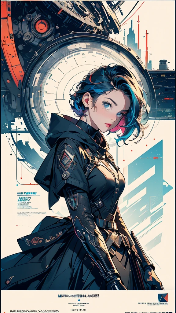 (((masterpiece, highest quality))),(((solo:1.2))),(((1girl:1.2))),32k wallpaper, very detailed, poster, vintage science fiction,(((((geometric cinematic movie poster))))), (bauhaus), shape,(((abstract))),(mid century modern),movie poster,(((((portfolio))))),(((((Close-up))))),(((((bust up))))),((((more various angle)))),(((highlight))),Vast landscape,((((heterochromia)))),(((complete. detailed face))),(((Extremely talented))),(((most complecated machine))),((Overall colorfully))(((text))),(((typography))),(((sentence))),(((Label))),(detailed movie poster),(((((most complicated machine))))),(((genius mechanic))),
