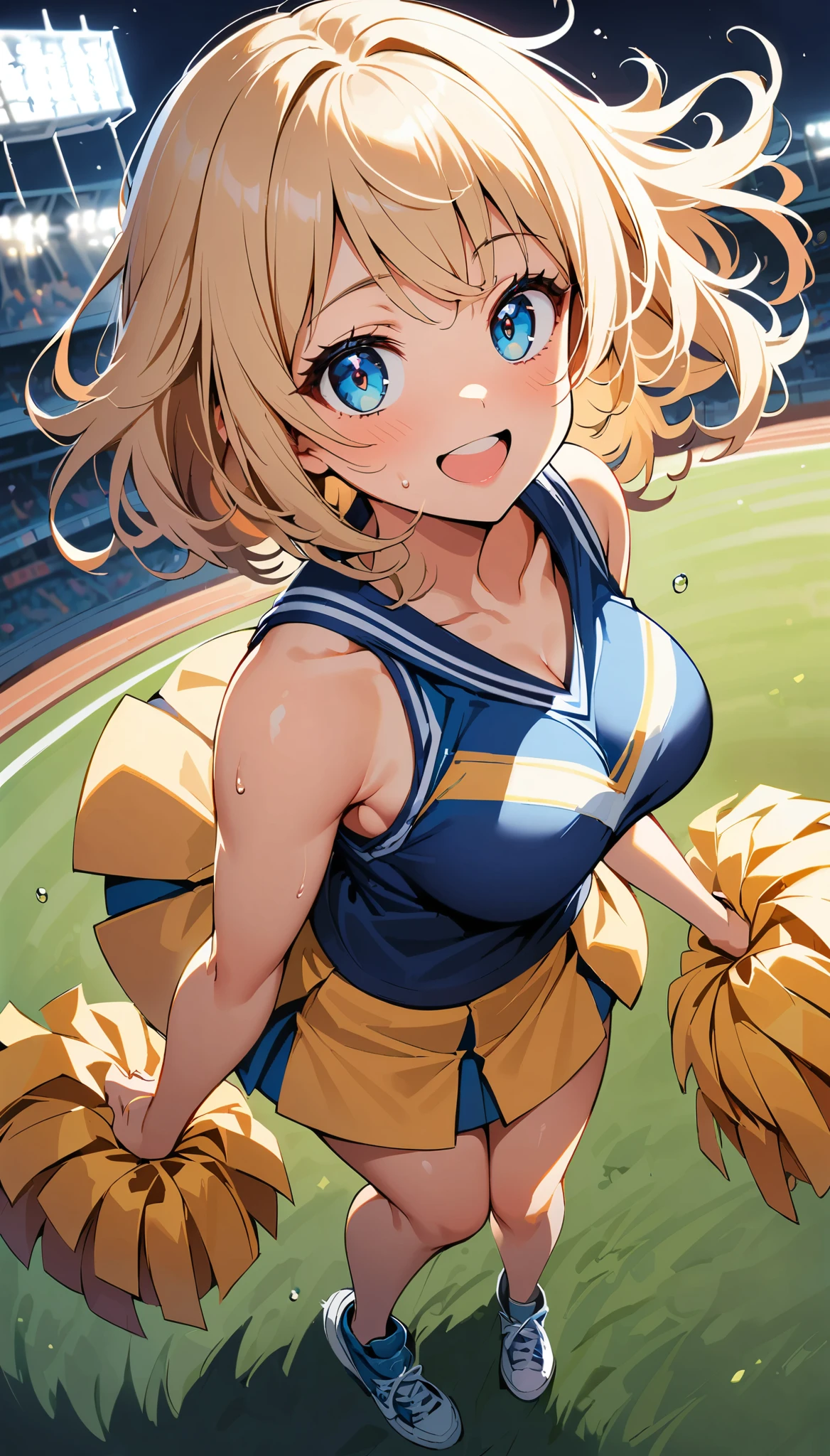 ((sexy 2girl ,sex,gyaru))nsfw,glamorous, blushing, flushed face, (()).looking at viewer,embarrassed, flushed, bashful, ashamed, condom belt,glamorous, voluptuous, curvy, cheerleader