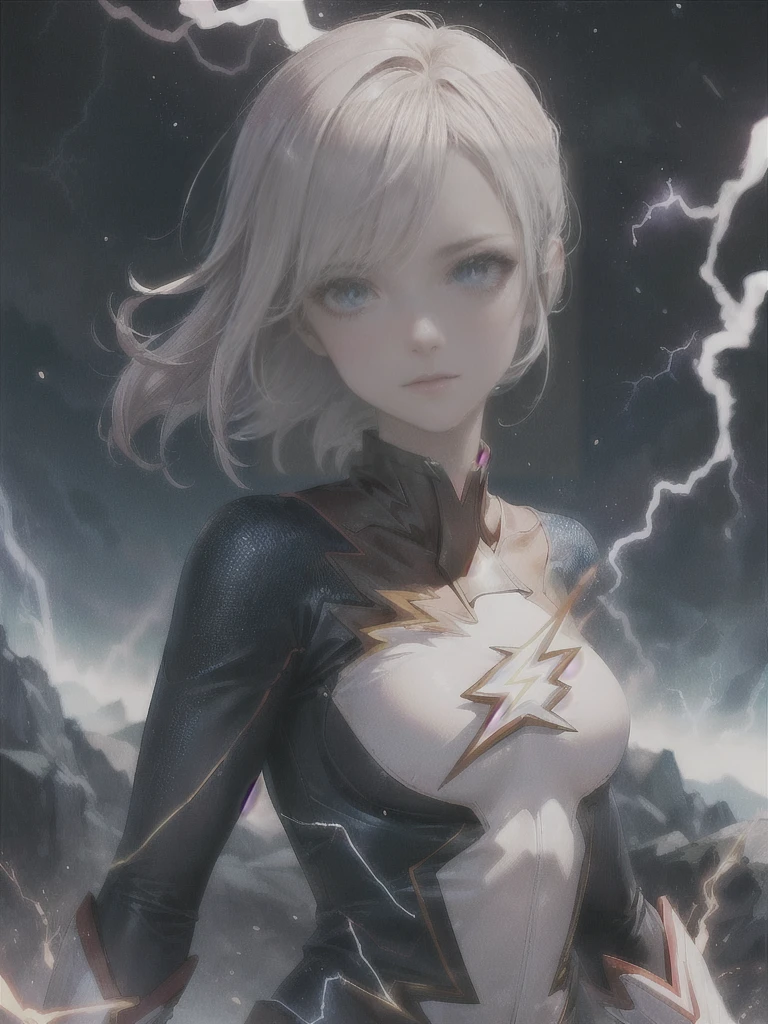 8K resolution, refined features, perfect face, glowing skin, high detail, latex_bodysuit, creamy white mucus body, enveloping the whole body, transparent liquid texture, sexy,busty,upright_straddle, sunrise, water, side view