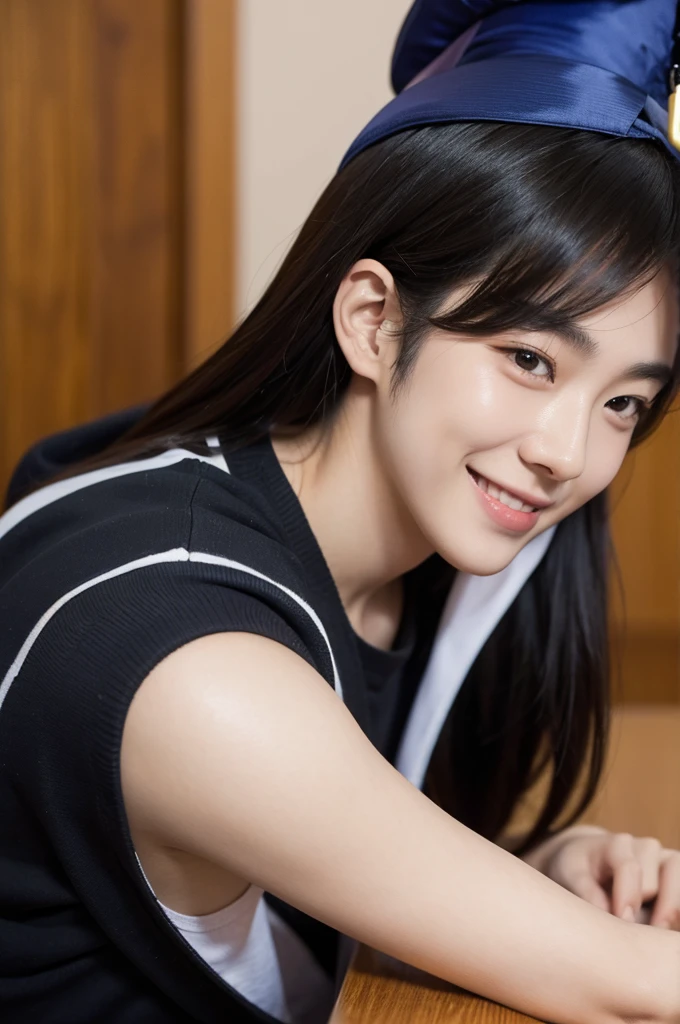 Korean Guy, College student, handsome face, Wonderful body, smile