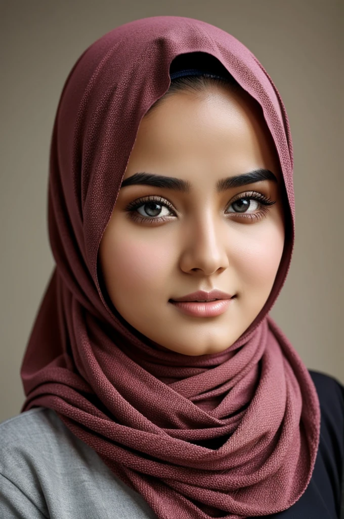 Beautiful hijab girl realistic