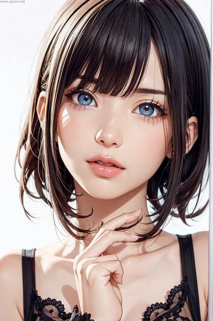 In the summer of Japan, August 2 is Pants Day, Beautiful girl enjoying a hot summer day wearing only panties.
She has a side-cut layered bob hairstyle, Blonde hair color with pink inner color. She has beautiful sparkling purple eye color, break
masterpiece, Best Quality,(Photorealistic: 1.4),Ultra High Resolution, unity 8k, (Beautiful detailed eyes:1.6),Symmetrical, extra detailed face, Perfect Lighting, (Perfect hands, Perfect Anatomy),(White background:1.3)