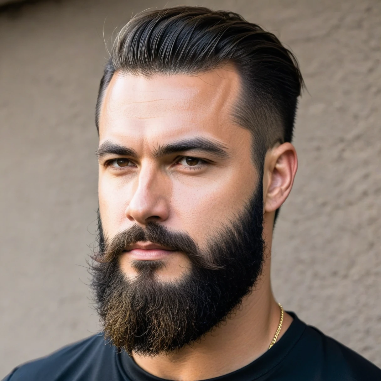 man with Ducktail beard