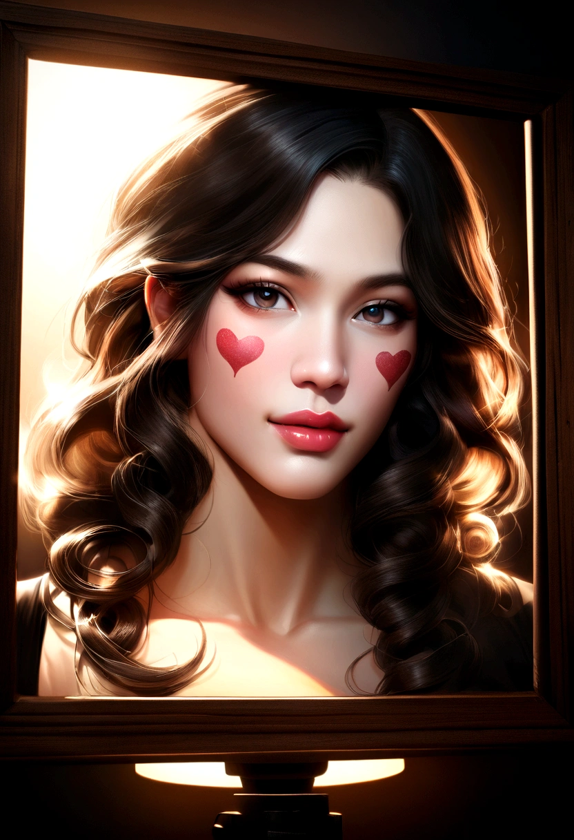 Mark Iplier, Half Korean,  Half German, Heart shaped face, Curly medium length hair,  Portraiture, YouTube Videos, Realistic, photograph, Ring lighting,  Ring lighting,  Weekly 1