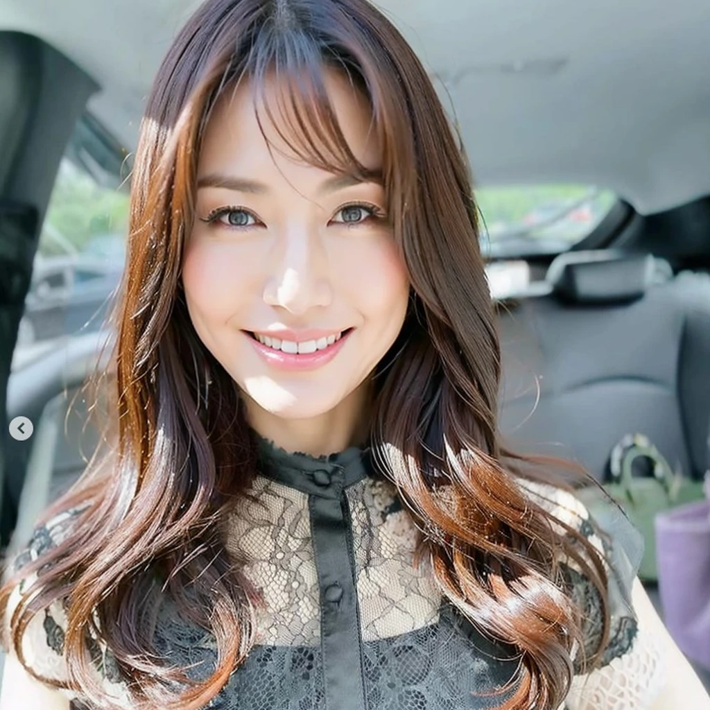 smile, unparalleled beauty, very beautiful woman, perfect balance,depth of field, Surrealism, Verism, cowboy shot, uhd, masterpiece, ccurate, anatomically correct, textured skin, super detail, high details, high quality, award winning, best quality, highres, 47 years old、Middle-aged women、Beautiful middle-aged woman