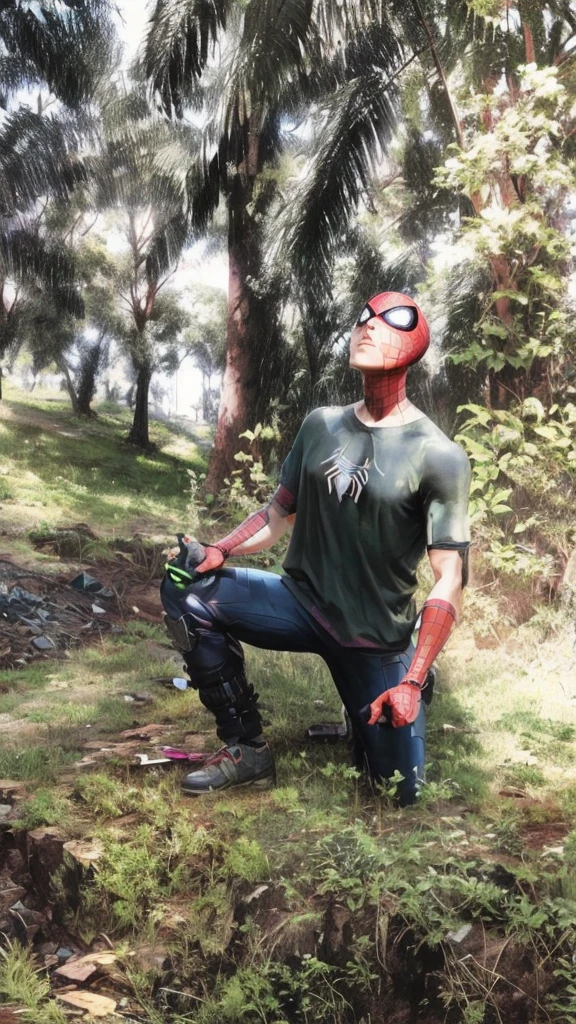 Spiderman cyberpunk