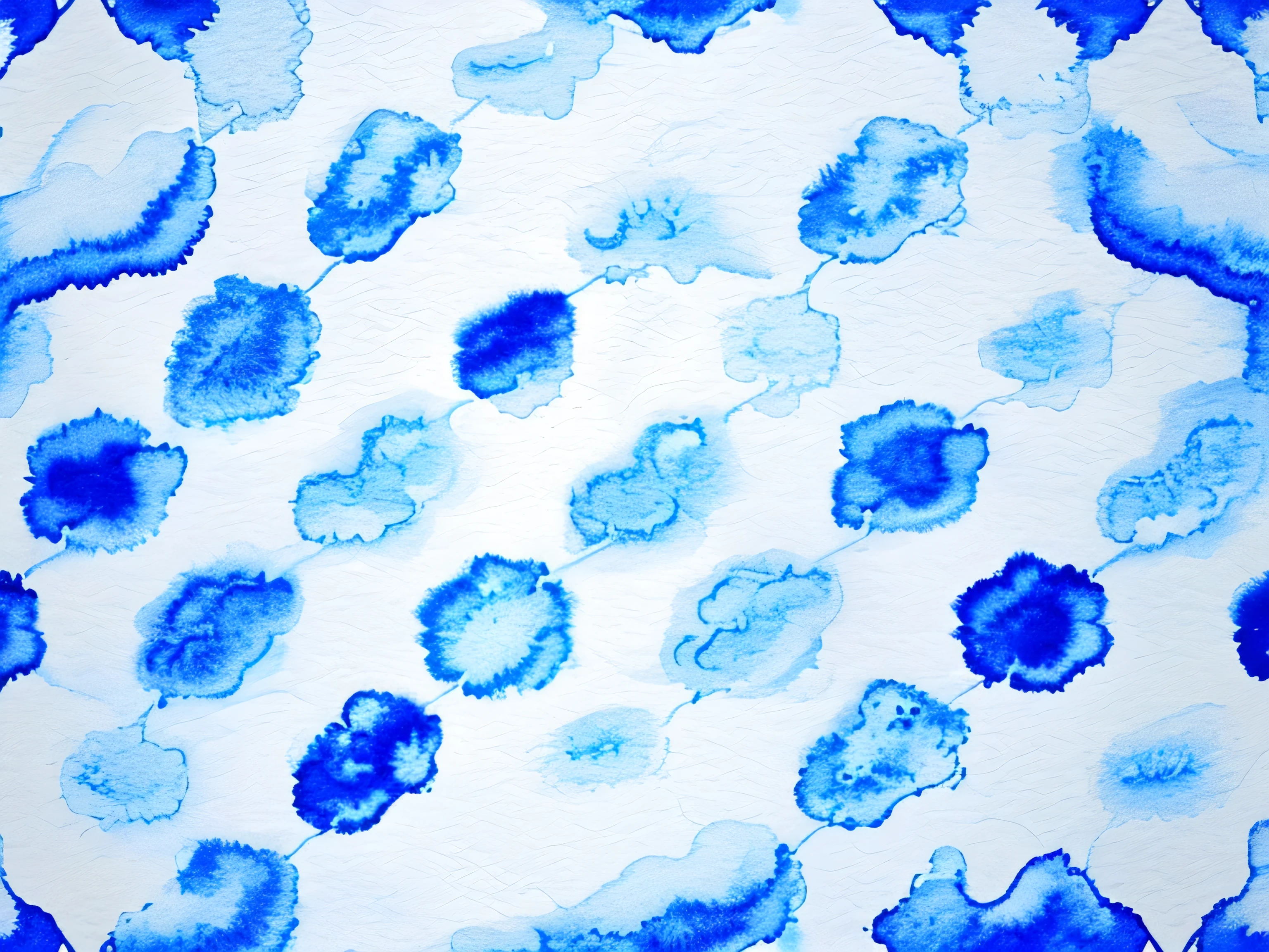 Vector japanese geometric seamless pattern background, Watercolor vibration blue and white