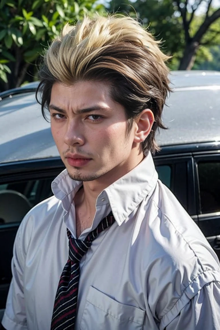 Realistic , handsome Ryuuji Suguro
