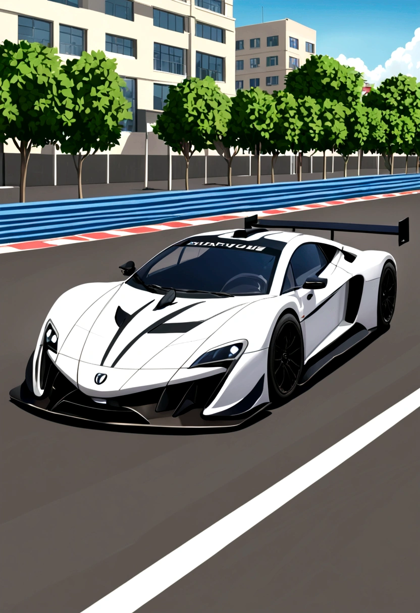 (auta resolution, best qualityer), 1 car, of racing, in town , at high speed 