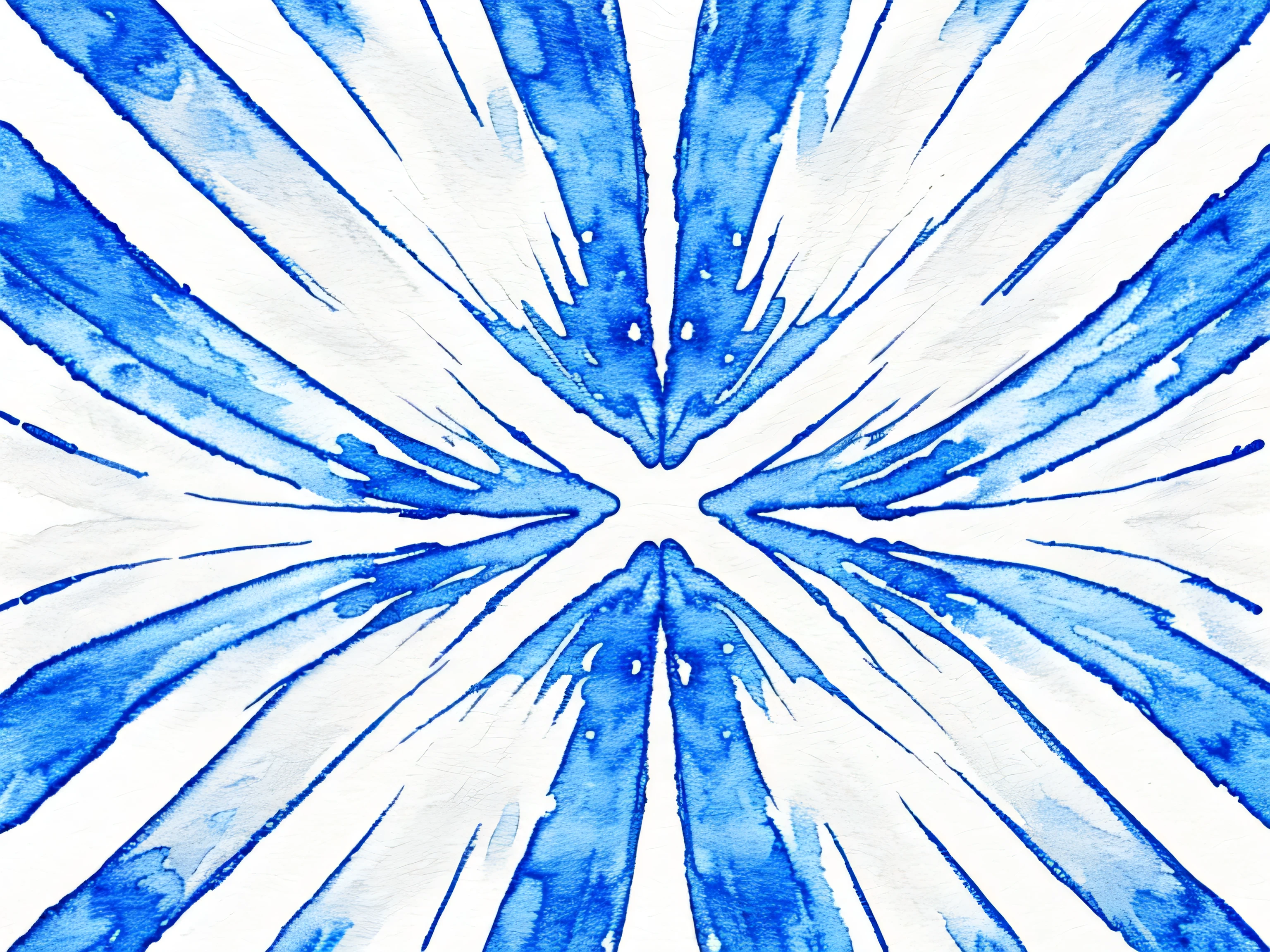 Vector japanese geometric seamless pattern background, Watercolor vibration blue and white
