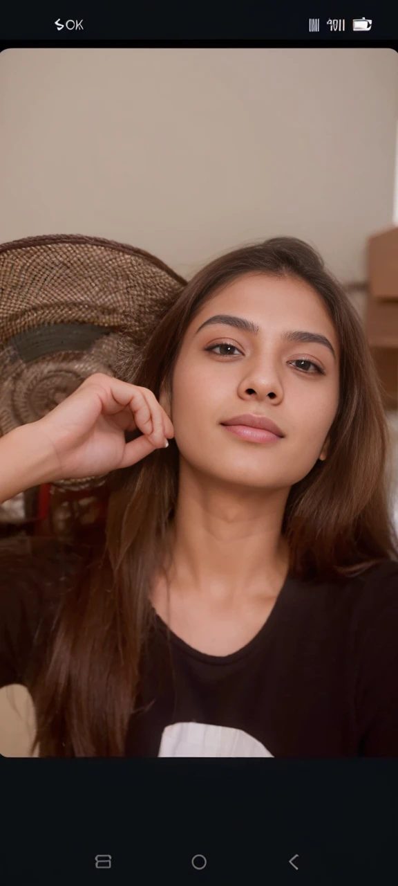 Beautiful ,23 years young Indian girl healthy, confidential looking,8k,realistic, raw photo,dark brown hair,fair skin, indian,long hair,clear facial features,, very detailed, 23years old, innocent face, natural wavy hair, high resolution, masterpiece, best quality, intricate details, highly detailed, sharp focus, detailed skin, realistic skin texture, texture, detailed eyes, professional, 4k, charming smile, shot on Canon, 85mm, shallow depth of field, kodak vision color, perfect fit body, extremely detailed, foto_\(ultra\), photorealistic, realistic, post-processing, maximum detail, roughness, real life, ultra realistic, photorealism, photography, 8k uhd, photography