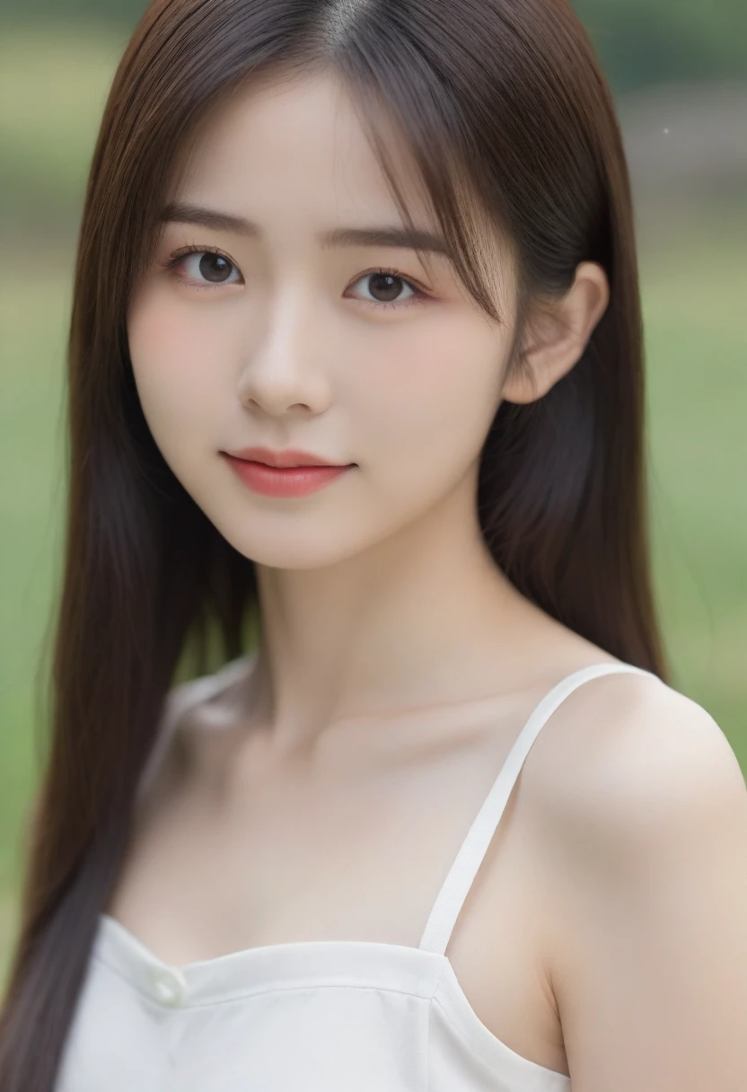 8K, Ultra-high resolution, Highest quality, masterpiece, 三分割法によるphotograph,Surreal, photograph, 1 girl, (16 years old:1.3), pretty girl, Cute face, Beautiful eyes in every detail, 細かくdetailedに,masterpiece,, One Girl:1.2, Japan Female Announcer,whole body,Young Wife,Pale pink collared shirt,Country Road,Looking up at the sky,profile,Pencil Skirt、Full of cleanliness,A carefree smile,Healing the heart,Semi-long layered hair,Looking at the audience、beauty,Long neck、Laugh a little、Please close your mouth and laugh、(((Ideal body type))),A-cup small breasts :2,、Portraiture:2、Perfect Anatomy、鮮明なdetailed、detailed、Surreal、Light and shadow,Strong light