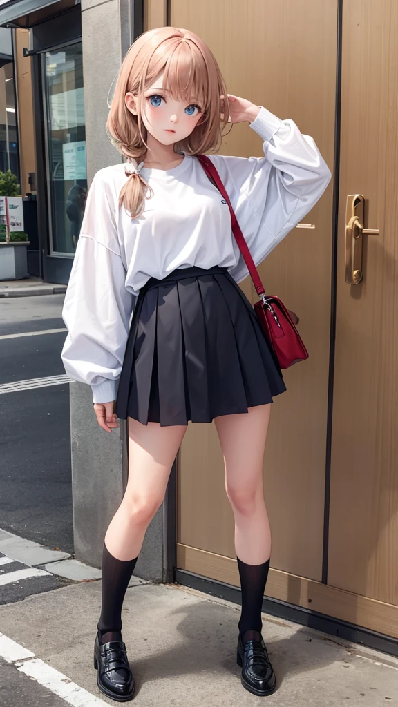 very cute、girl、、Standing posture、whole body