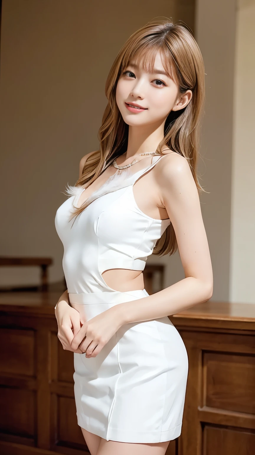((Highest quality:1.3、8K、masterpiece))、One Girl、detailed face 1:2、Cute face、fine grain、Laughter、Beautiful woman、Lesbians all over the world、angelicales、Angel、White Skirt、White Tops、feather、Gentle light、Light background、Great background、White gold hair、Are standing、BREAK ceremony,((Random sexy poses、put in、Deep joy, Ecstatic eyes:1.2)), ((I gasp hard:1.2))、Ecstatic face、Climax expression, Through clenched teeth、My whole body is convulsing、Official Art，Highly detailed CG Unity 8k wallpaper, (masterpiece:1.0),(Highest quality:1.0), photo shoot, 8K, Browsing Caution, High resolution, Kodak Portrait 400, Film Grain, Lens flare brilliance,Very low camera angle, View your audience