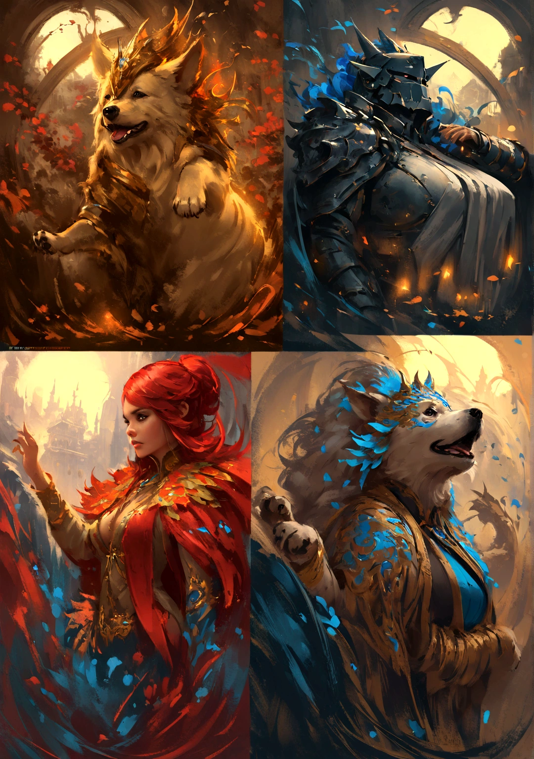 woman playing in a house with dog, deep color, fantastical, intricate detail, complementary colors, fantasy concept art, resolution concept art portrait by Greg Rutkowski, Artgerm, WLOP, Alphonse Mucha dynamic lighting hyperdetailed intricately detailed Splash art trending on Artstation triadic colors Unreal Engine 5 volumetric lighting"