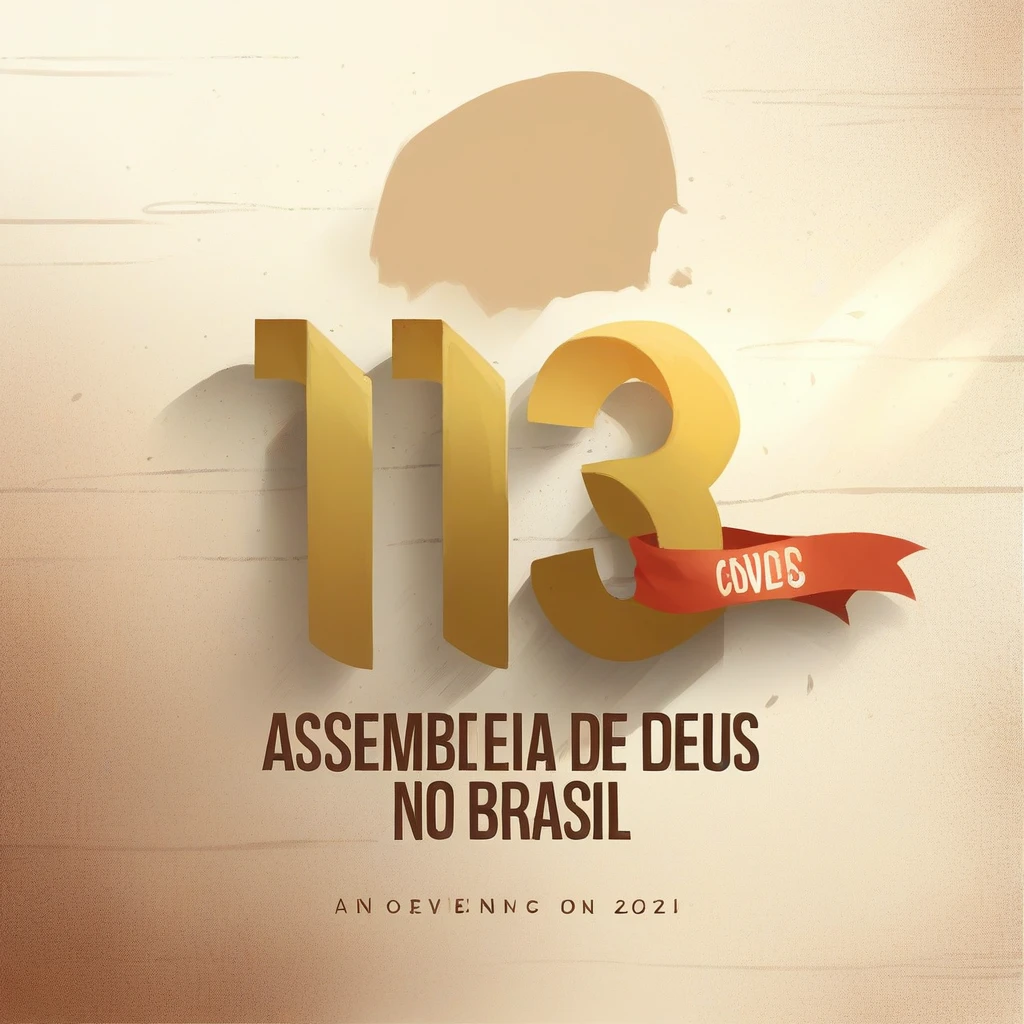 Create an image with the following sentence: &#39;113 years - Assembly of God in Brazil - June 18, 2024