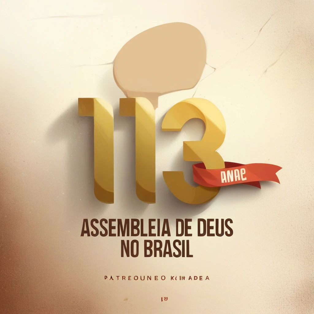 Create an image with the following sentence: &#39;113 years - Assembly of God in Brazil - June 18, 2024