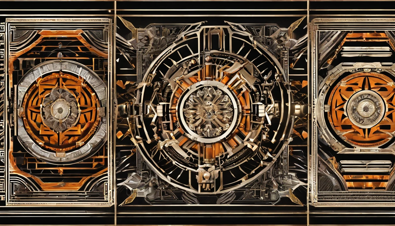 A unique metallic color of a bengal tiger starship in Gothic style, & the shape of a bengal tiger, Tim Burton & Mary Shelley's vision, flying by Saturn, cool 750k UHD unveiling every minute feature, from heavy artillery, intricately woven into the ship's backbone to the Bengal tiger's head is molded into the tip of the ship & riveting diodes, black & orange crystal diamond nacelles, in the rear.