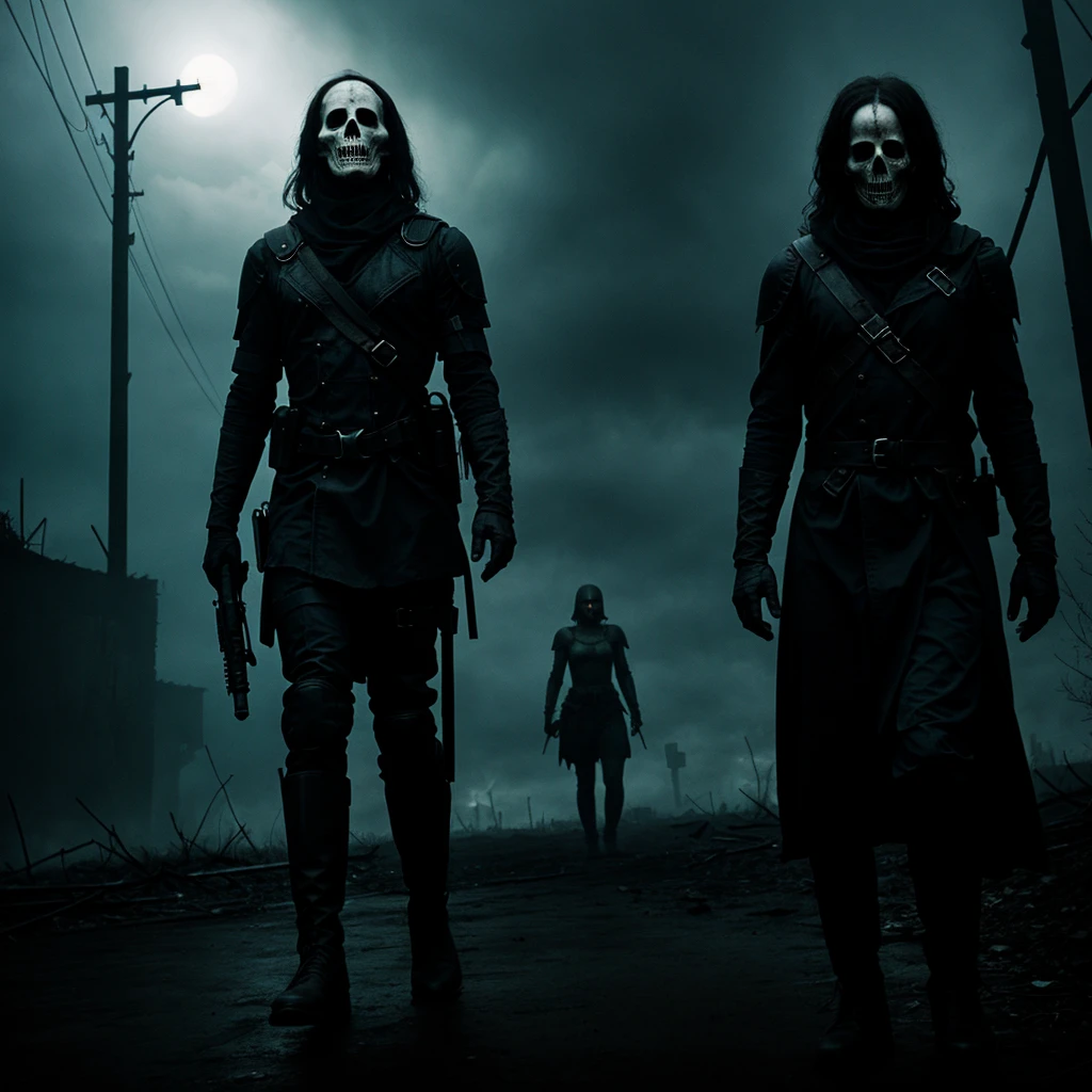 dystopia, Death, horror, darkness, corpses